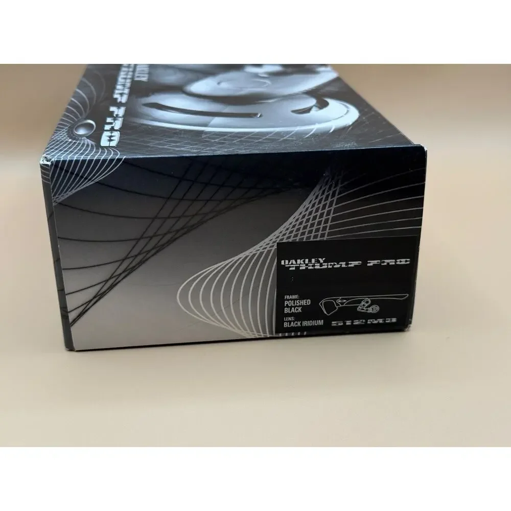 🎧 Oakley Thump Pro Sunglasses Black Iridium Polished Black Open Box